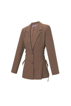 Taillierter Blazer mit Schnürung - zur Hose "Schleife"