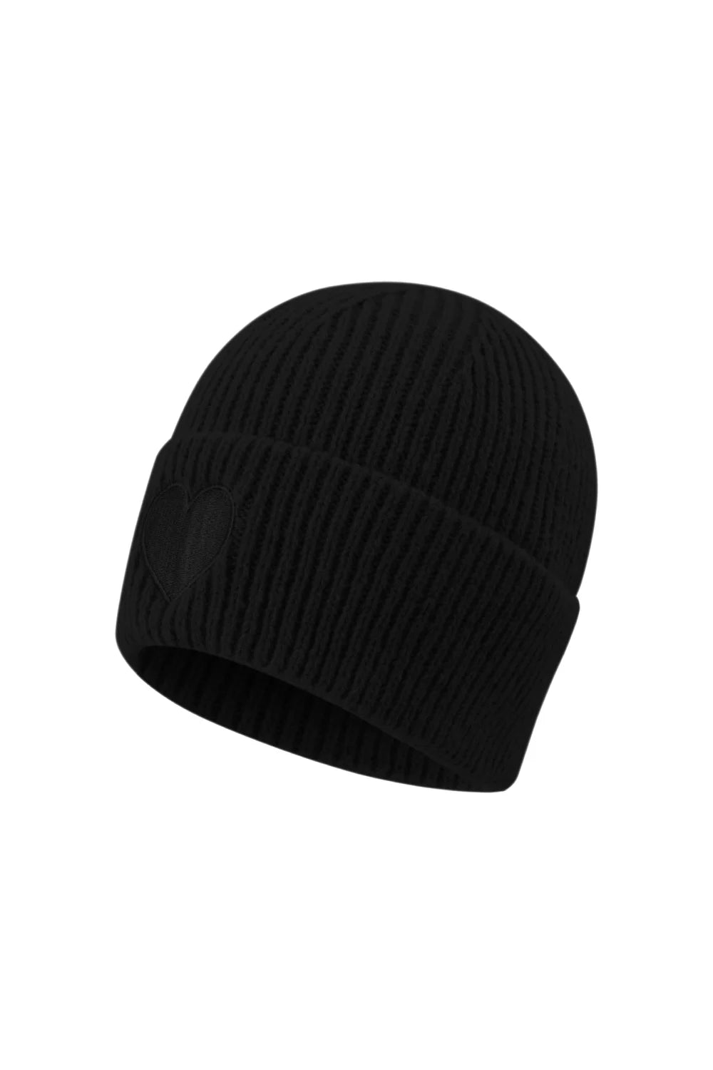 Mütze Herz schwarz