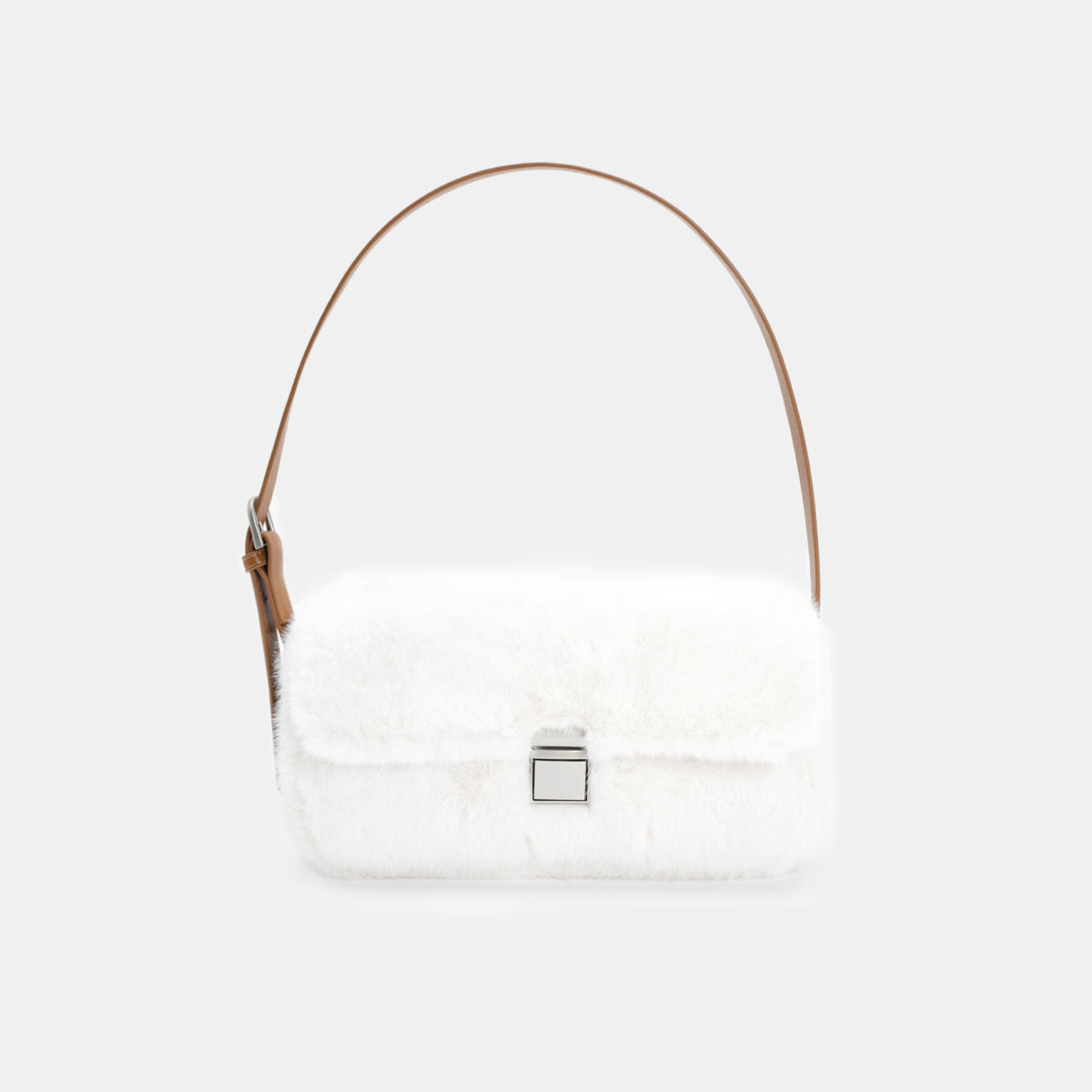 Elegante Handtasche Kunstpelz