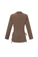 Taillierter Blazer mit Schnürung - zur Hose "Schleife"