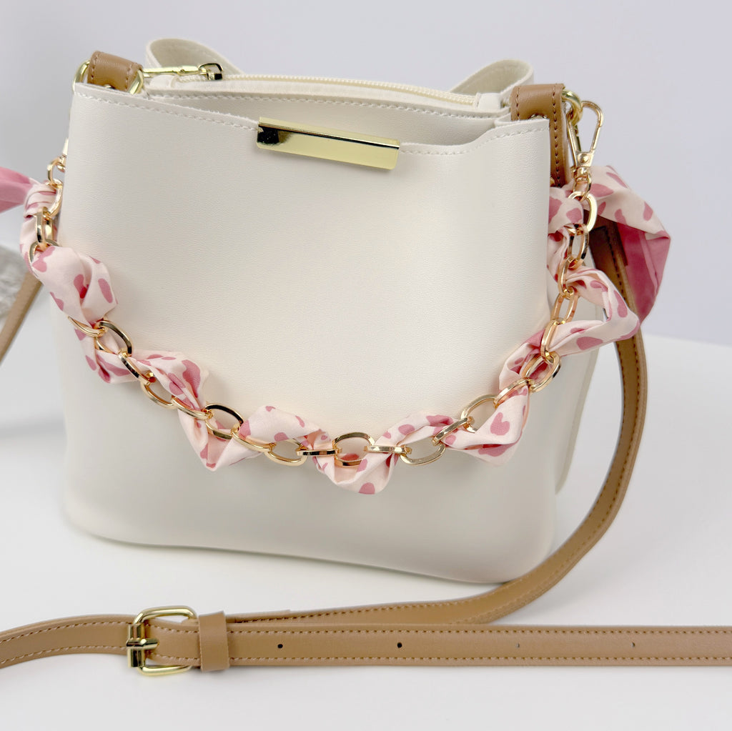 Umhängetasche - cremeweiß - Magnetverschluss