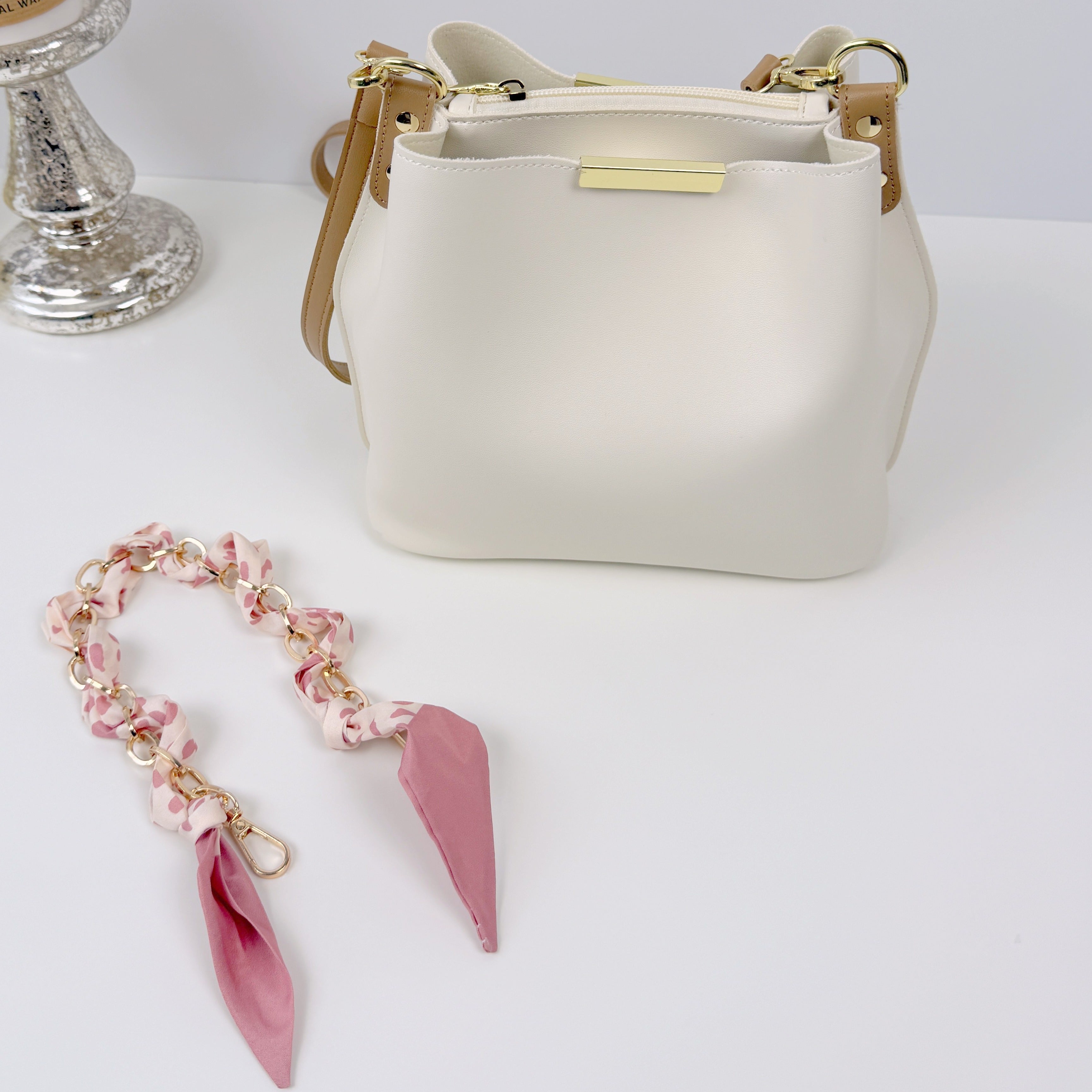 Umhängetasche - cremeweiß - Magnetverschluss