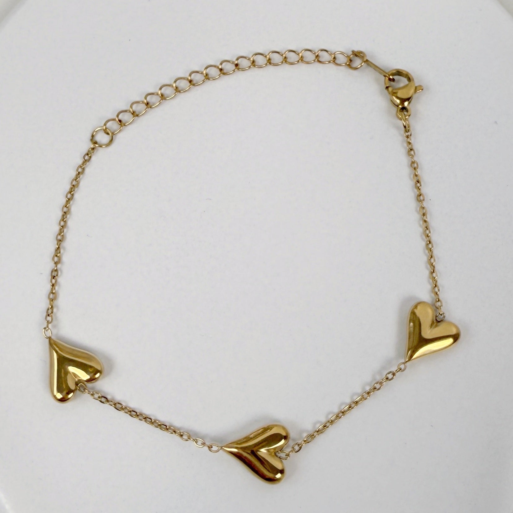 Herz-Armband Gold Stainless-Steel