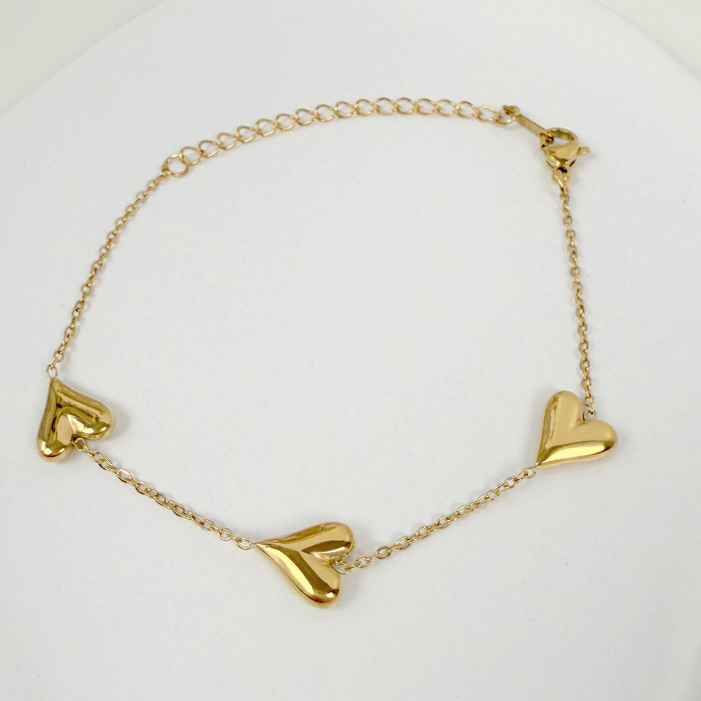 Herz-Armband Gold Stainless-Steel