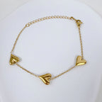 Herz-Armband Gold Stainless-Steel