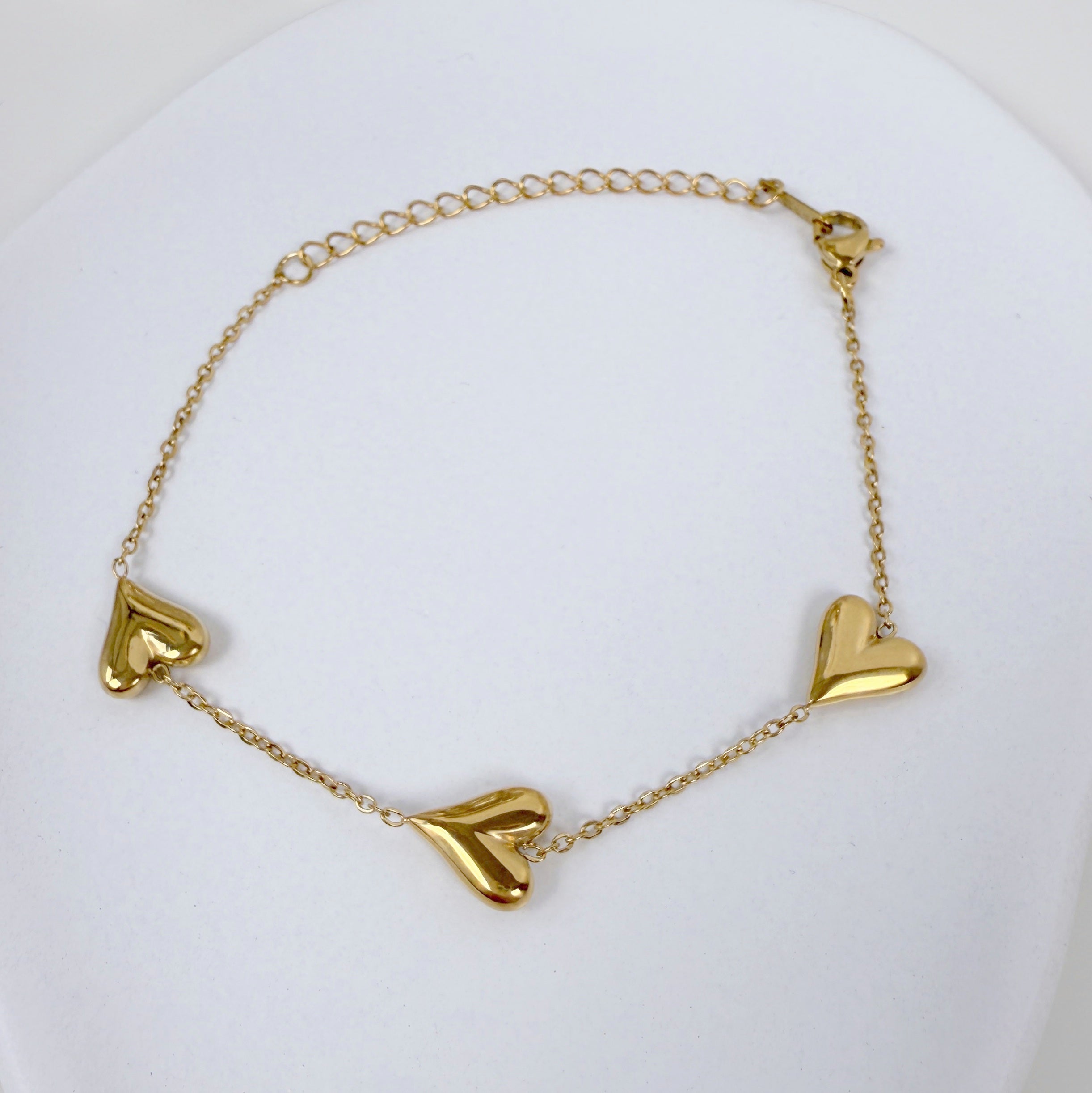 Herz-Armband Gold Stainless-Steel