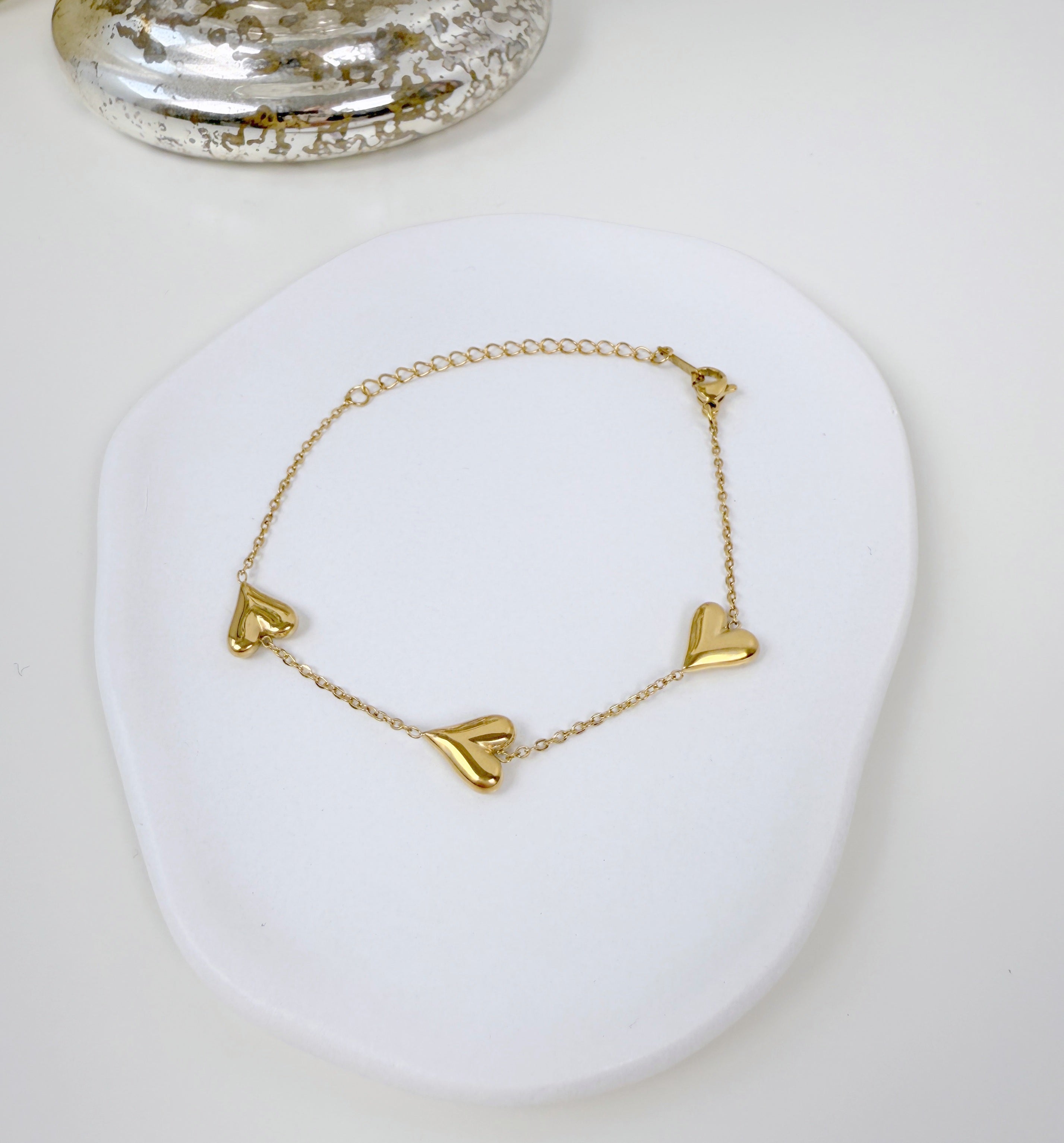 Herz-Armband Gold Stainless-Steel