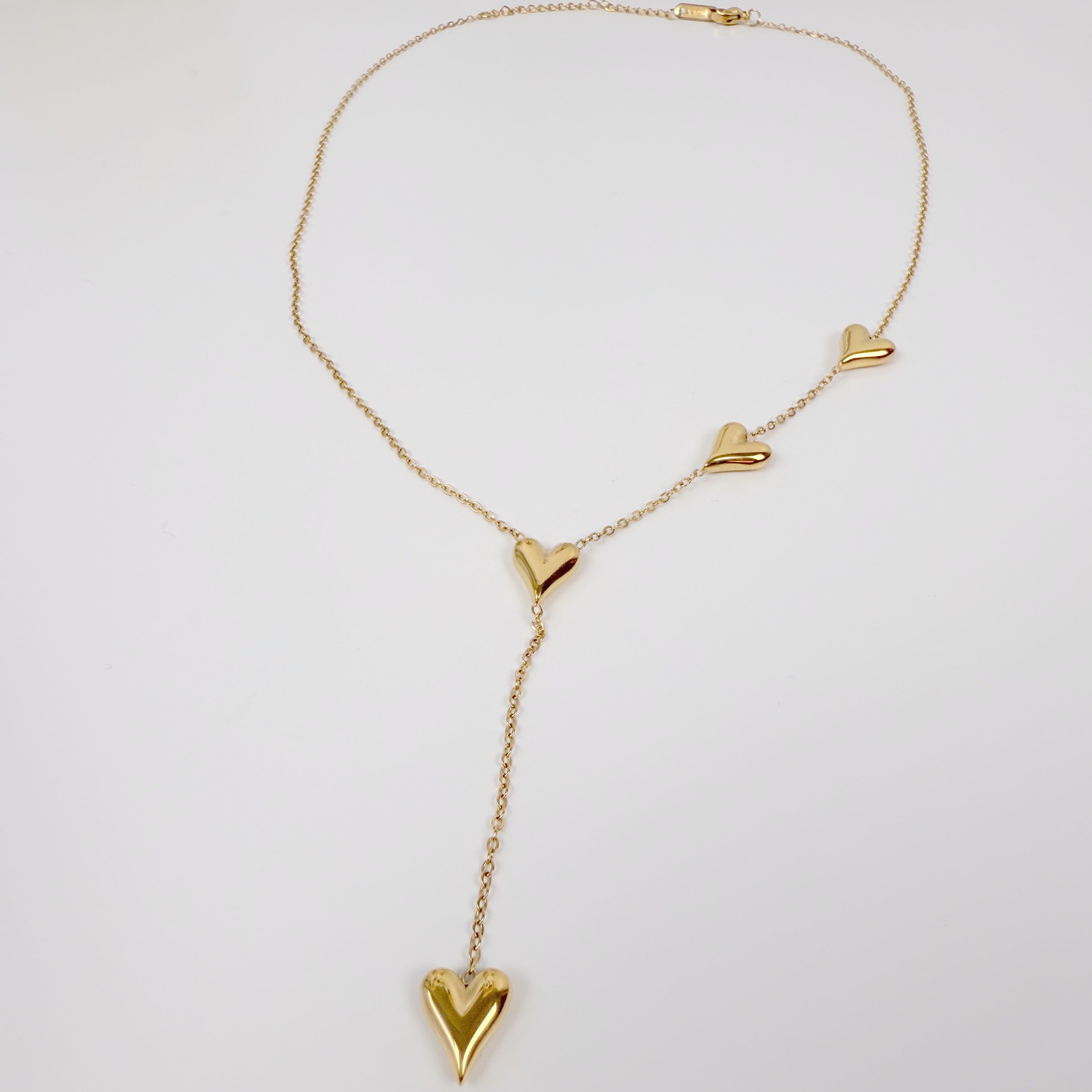 Herz-Kette Gold Stainless-Steel