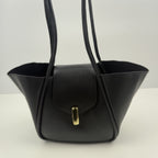 Modische Damen PU Umhängetasche im klassischem Stil mit Kosmetiktasche, 2tlg.