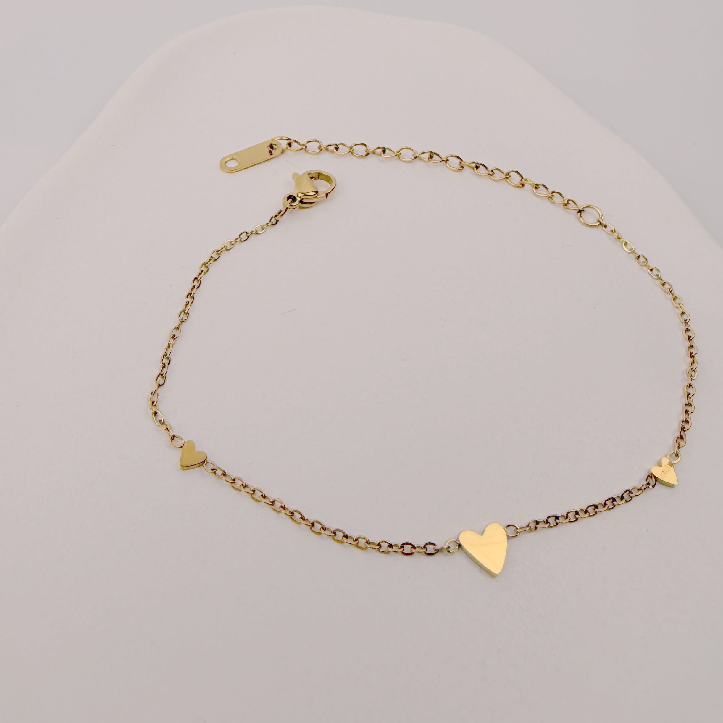 zartes Herz-Armband Gold Stainless-Steel