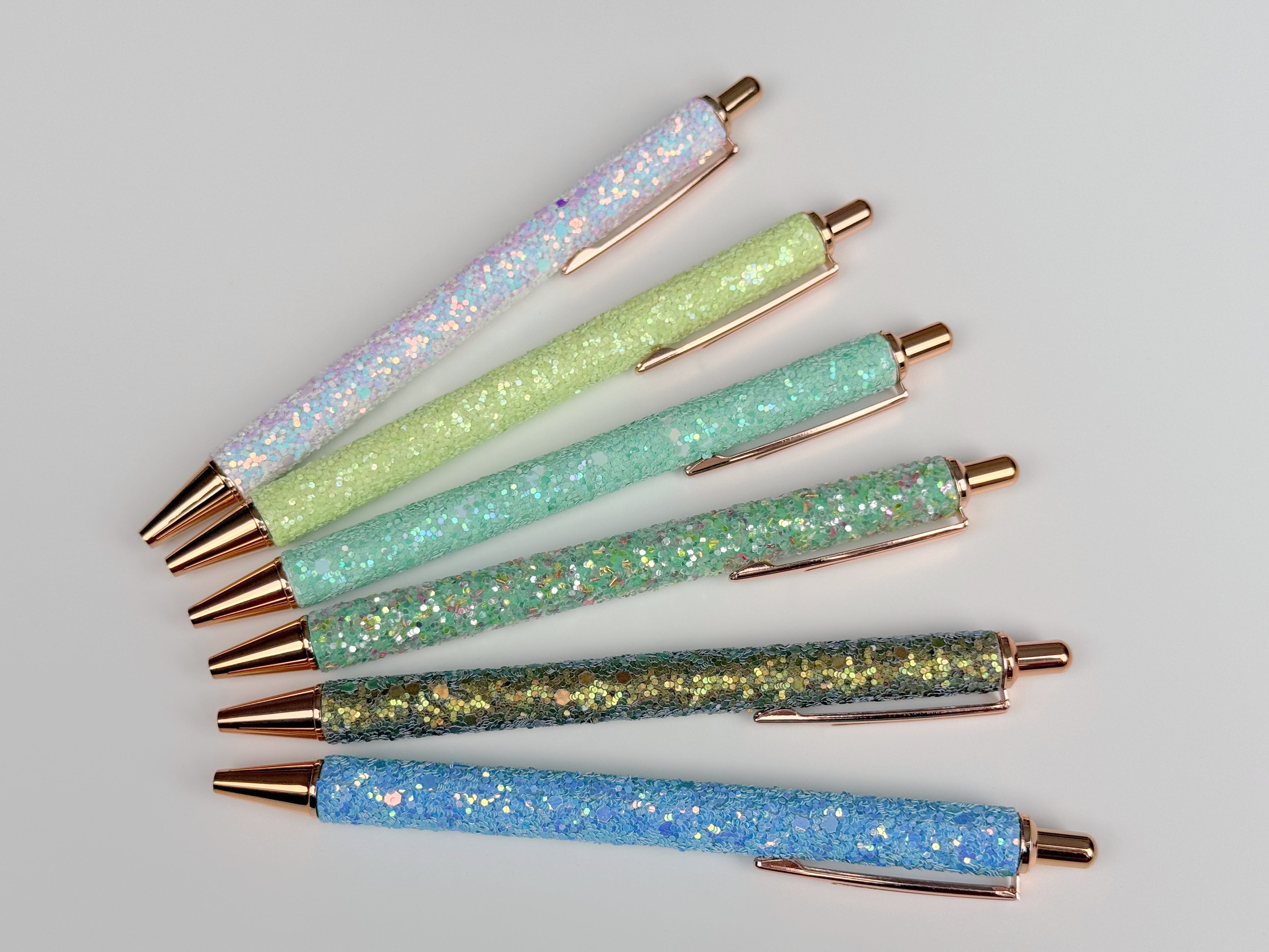 Kugelschreiber Glitzer 6er Pack