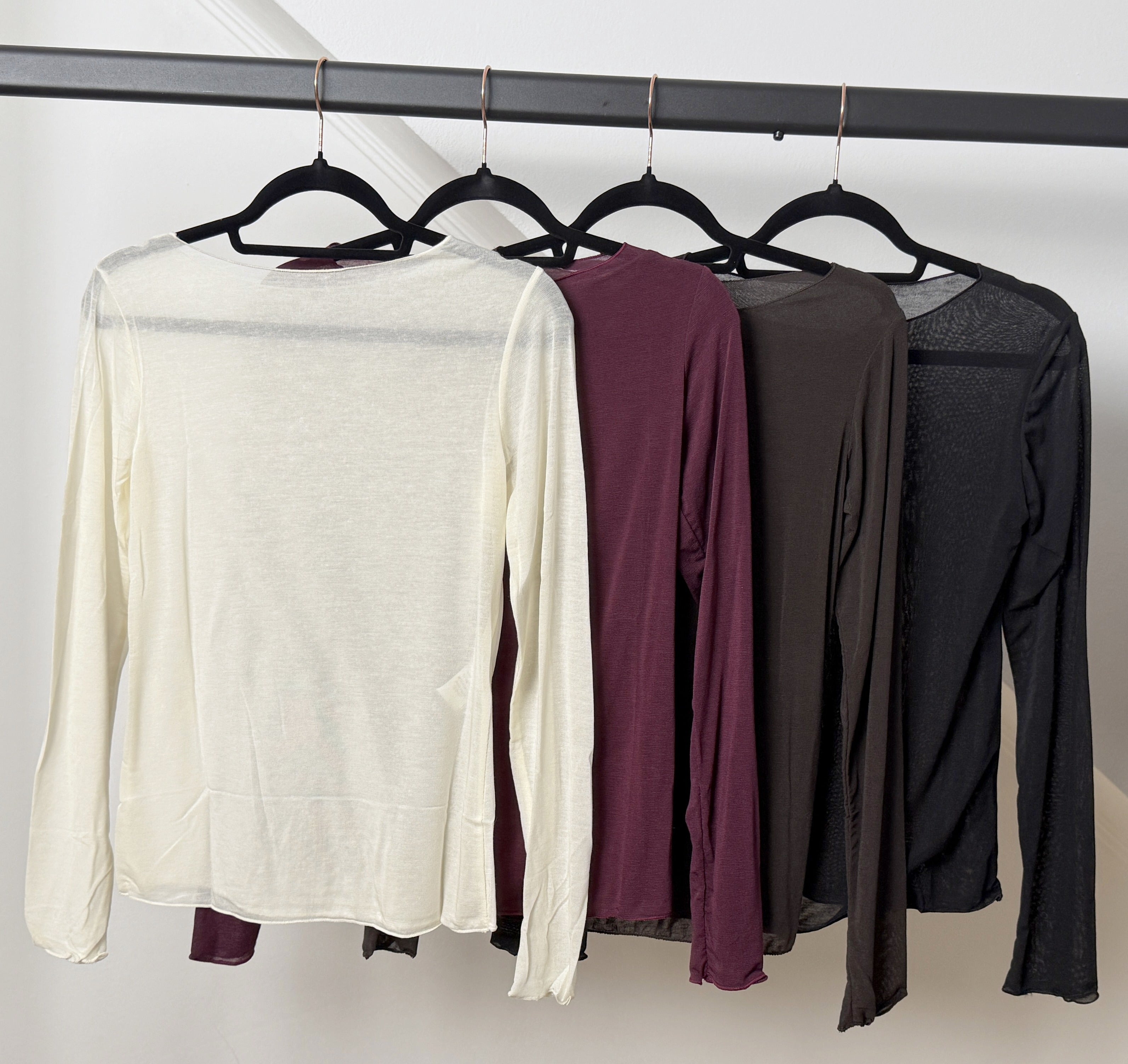 Cosy Kaschmir LA Shirt Bordeaux