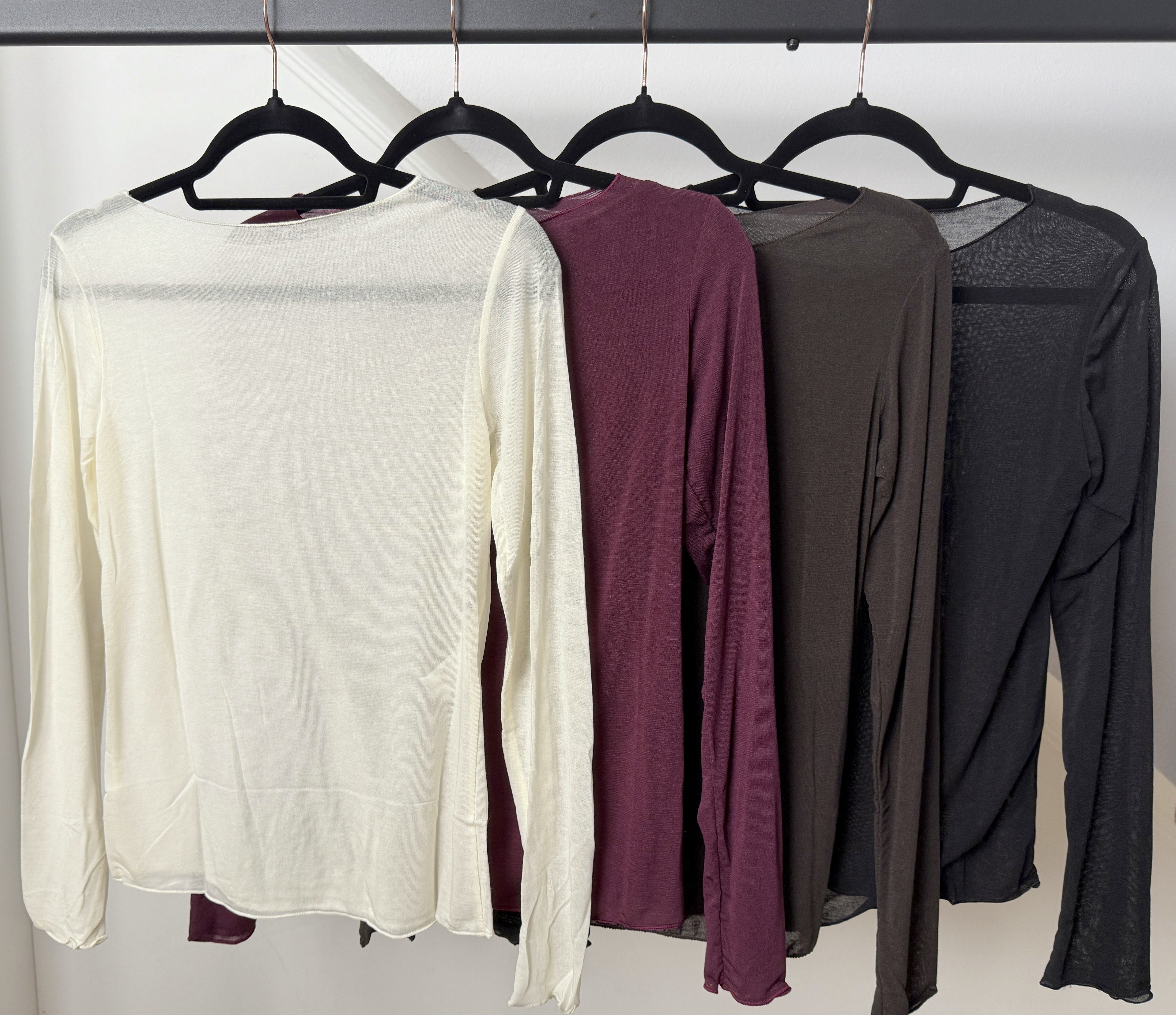 Cosy Kaschmir LA Shirt Bordeaux