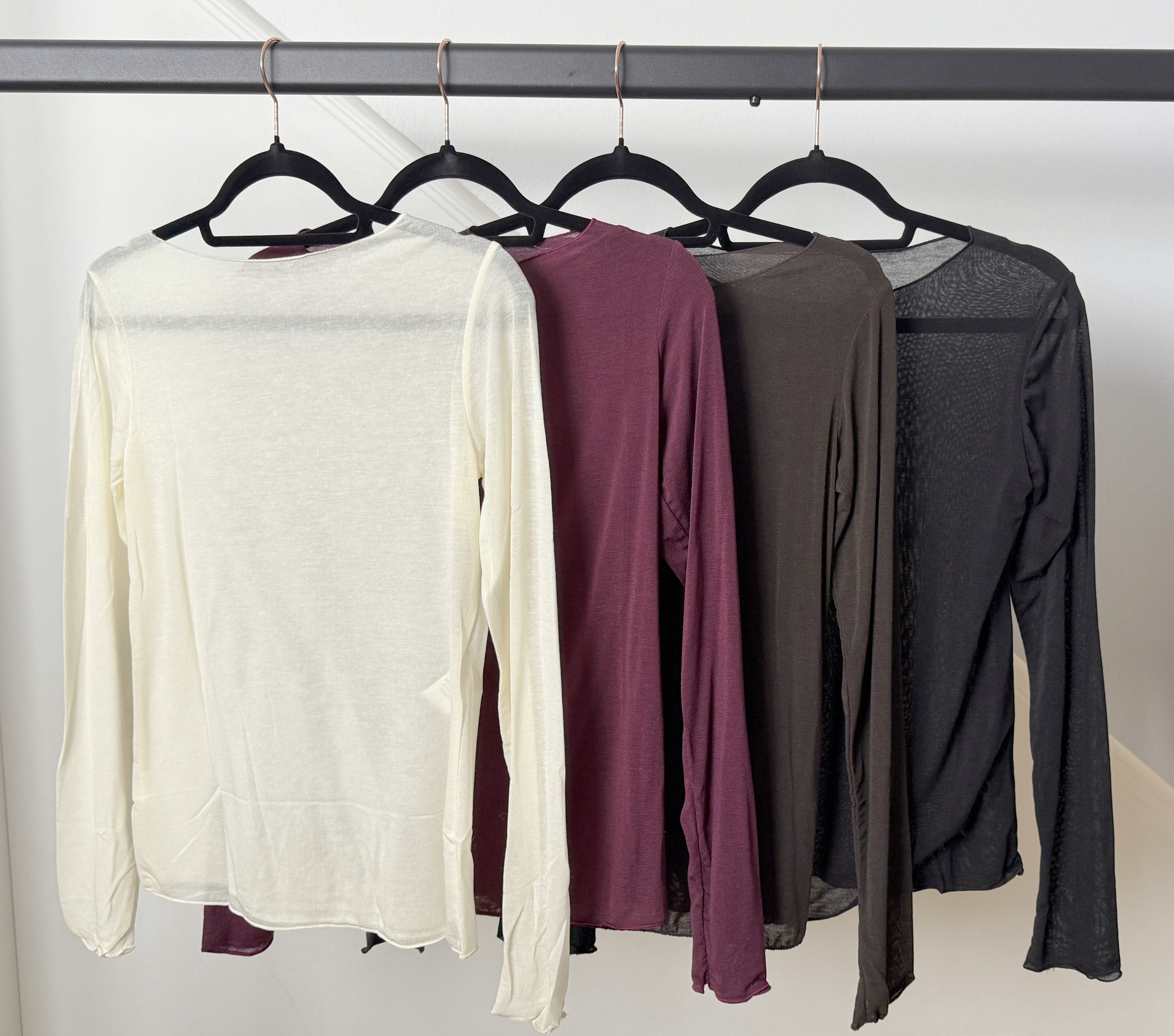 Cosy Kaschmir LA Shirt Bordeaux