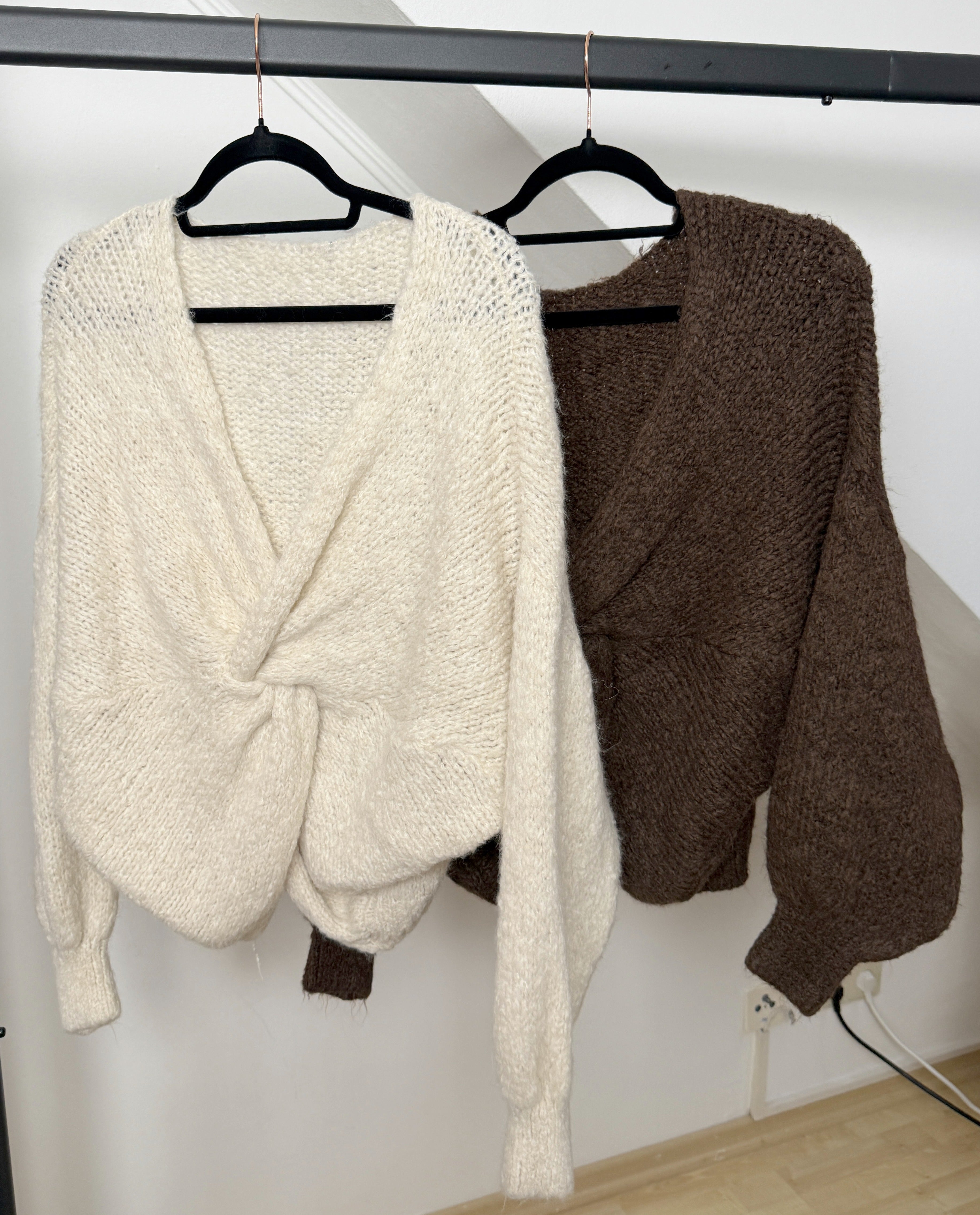 Cosy Strickjacke - Knoten