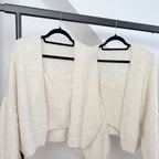 Cosy Strick-Set - Strickjacke & Top