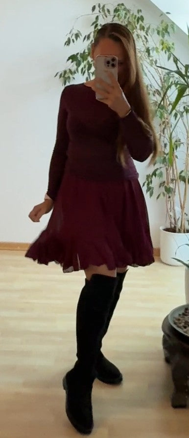 Wunderschöner Rock Bordeaux