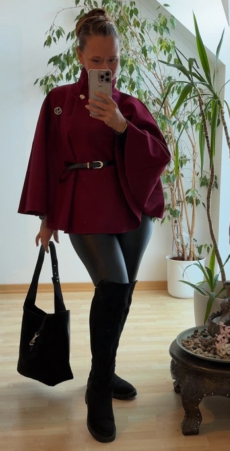 Viraler Poncho - super bequem & schick